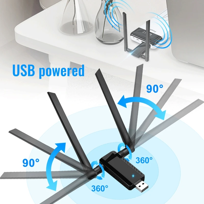 Ретранслятор Wi-Fi USB 300 Мбит/с 2 4 ГГц с двумя антеннами беспроводной усилитель
