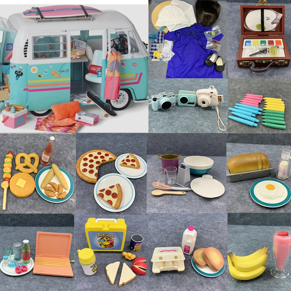 Еда Пицца ноутбук картина аксессуары для американской 18-дюймовой Девочки Кукла