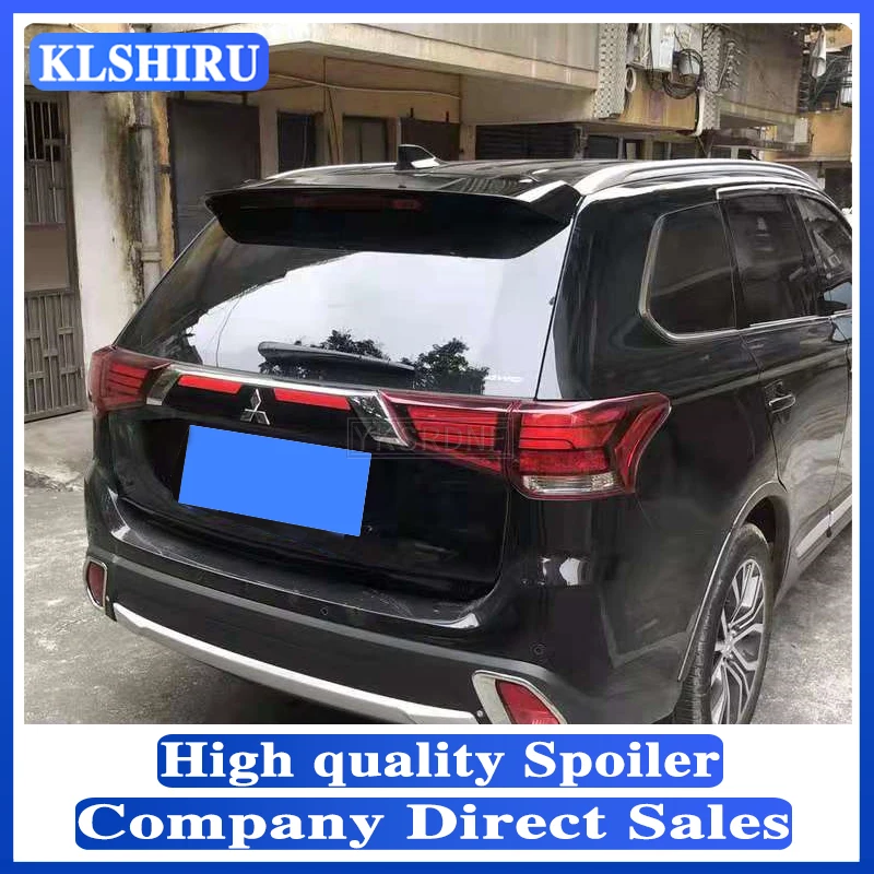 

Для Mitsubishi Outlander 2013, 2014, 2015, 2016, 2017, 2018, 2019, белый, красный задний багажник, губа, крыло, хвост, черный спойлер, Стайлинг автомобиля
