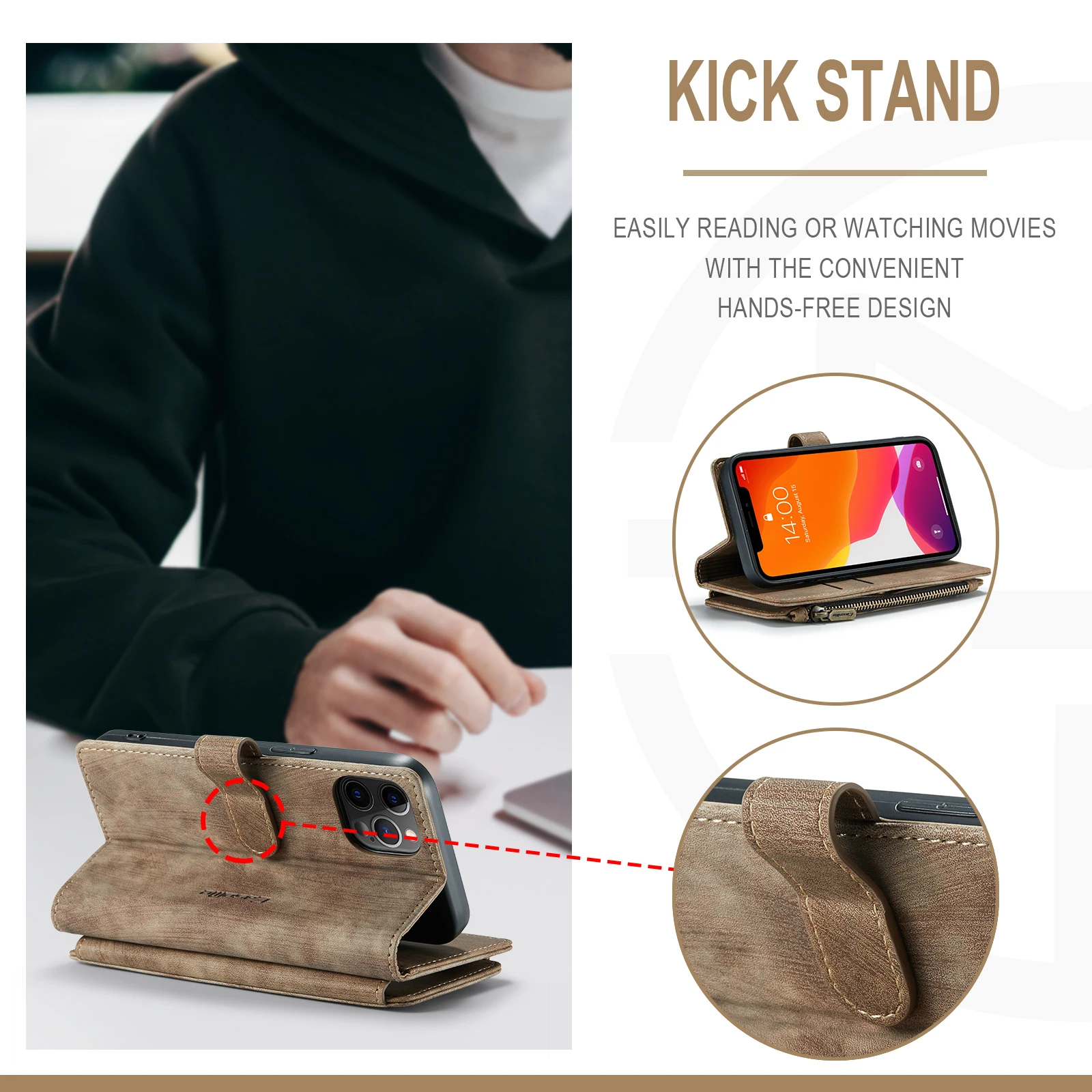 Cena Luksusowe Etui Z Klapką Na IPhone 12 Pro Etui Ze Skóry Portfel Na Karty Telefon Na IPhone 12 Pro Max Mini Etui Na Telefon Coque