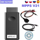 10 шт. инструмент для настройки блока управления MPPS V16.1.02 для EDC15 EDC16 EDC17 CHECKSUM отражатель Перезагрузка CAN мигалка ЭБУ программатор V16 V18 V21