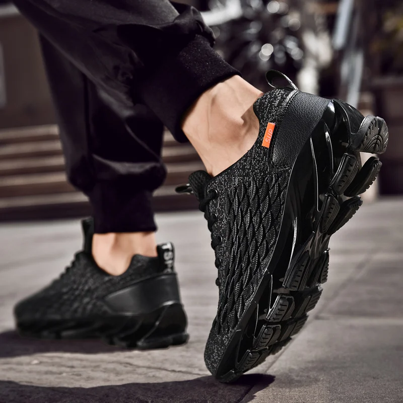 

BOANXIL Men's Shoes Breathable Mesh Running Shoes Outdoor Fitness Training Sports Shoes Non-slip Wear-resistant Sneakers Women
