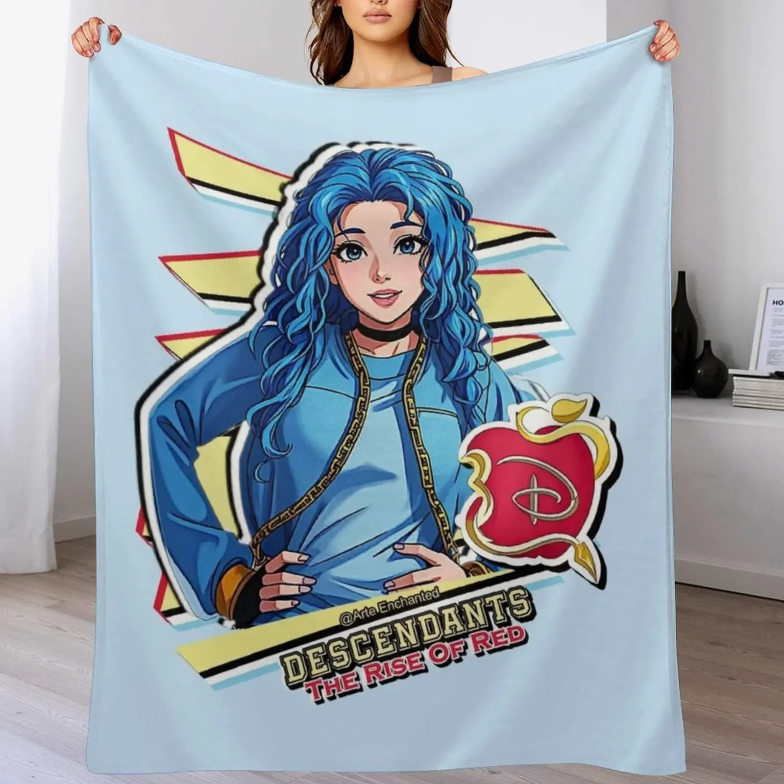 Пушистое одеяло Descendants 4 The Rise Of Red