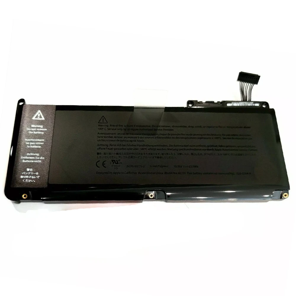 A1331 10 95 В 63 5 Втч оригинальный аккумулятор для ноутбука Apple MacBook 13 Unibody A1342 конец 2009 г.