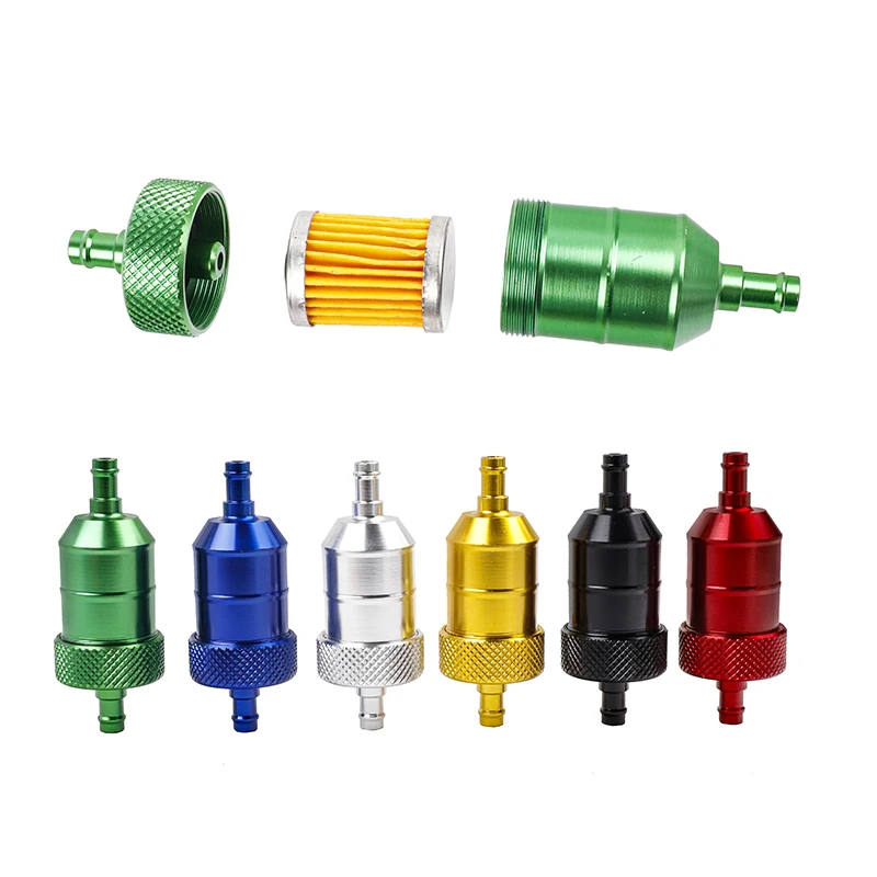 

Новый универсальный топливный фильтр 8 мм для бензинового газа очиститель с ЧПУ алюминия для мотоцикла питбайка квадроцикла встроенный топ...