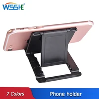 desk phone holder tripod mobile phone stand foldable smartphone bracket for iphone 13 samsung s10 plus xiaomi mi 9 accessories