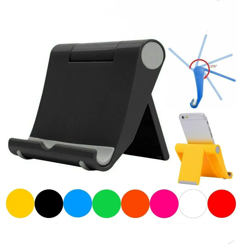 

Multifunctional Foldable Mobile Phone Holder 120 Degrees Adjustable for Hands-free Watching Videos Viewing Photos Reading