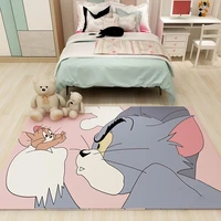 tomed jerrys carpet cartoon anime simple carpet bedroom bedside cat mouse 3d printed carpet floor mats children crawling blanket