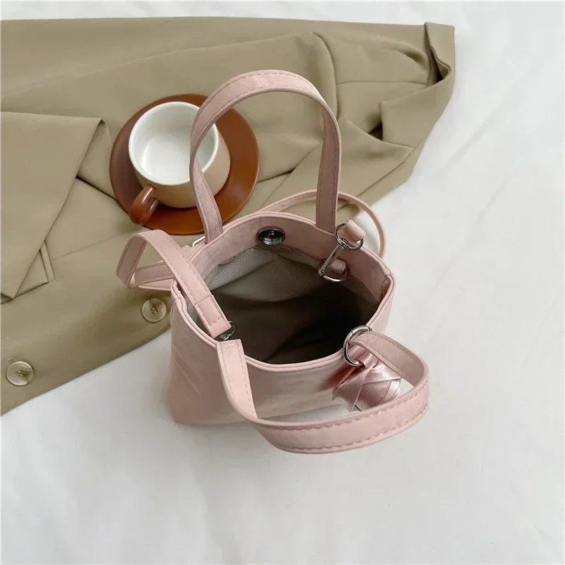 2024 Новая розовая сумка Sweet Girl женский нишевый стиль через плечо на одно