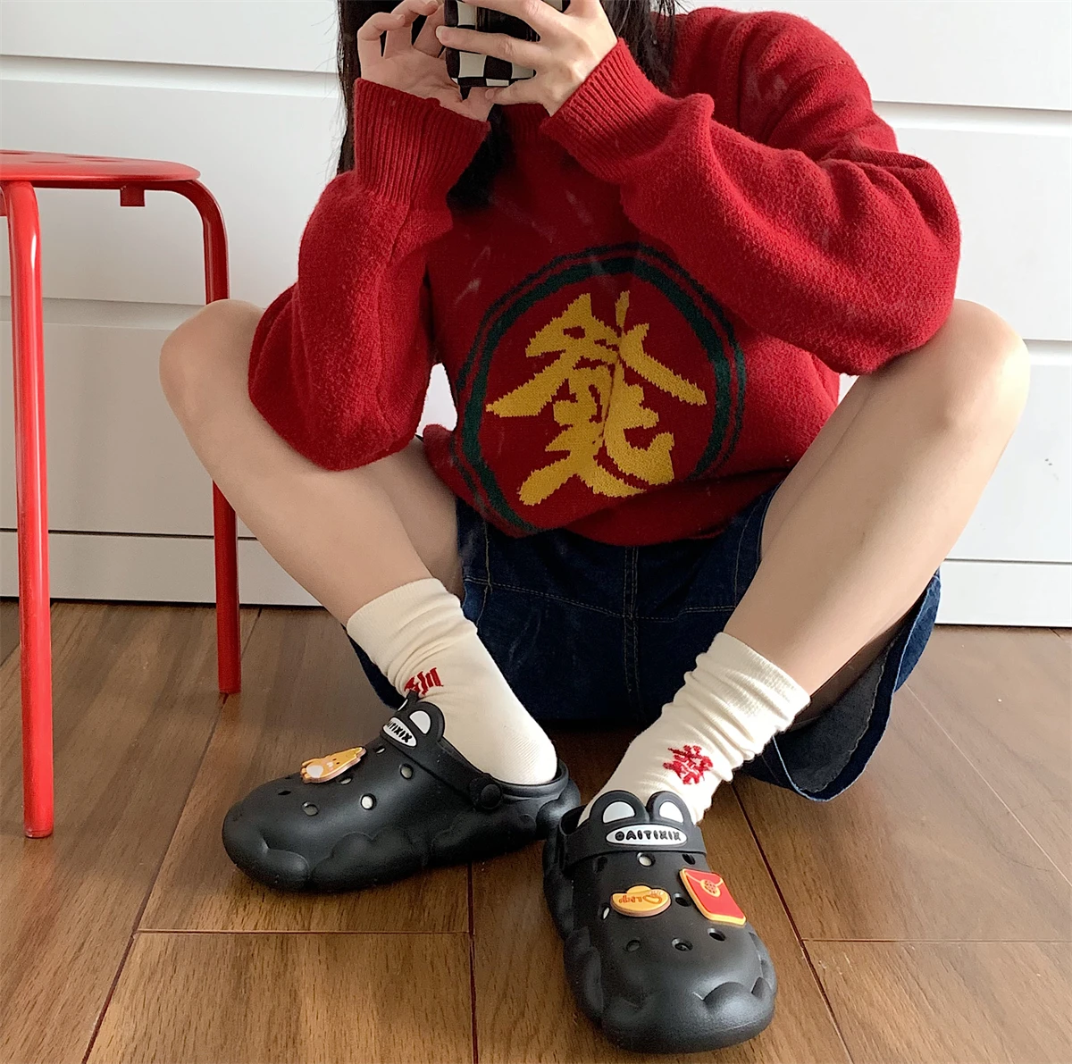 Новые Симпатичные парные туфли с глубоким вырезом Повседневные тапочки для