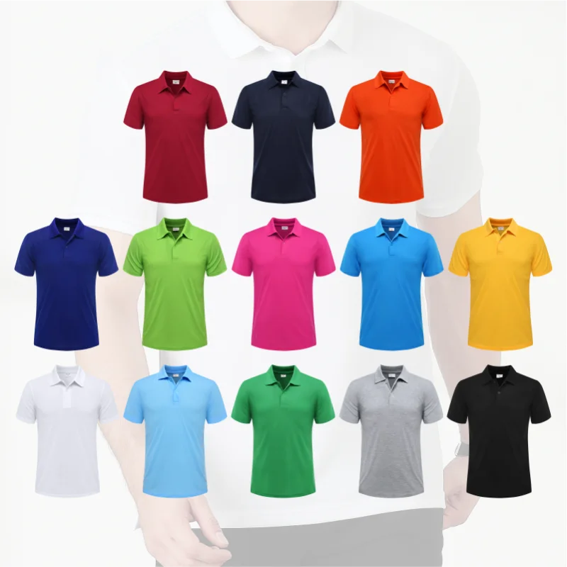 

Summer Casual Short-Sleeved Polo Shirts Custom Logo Embroidery Printing Personalized Design Men And Women Tops COCT 2023