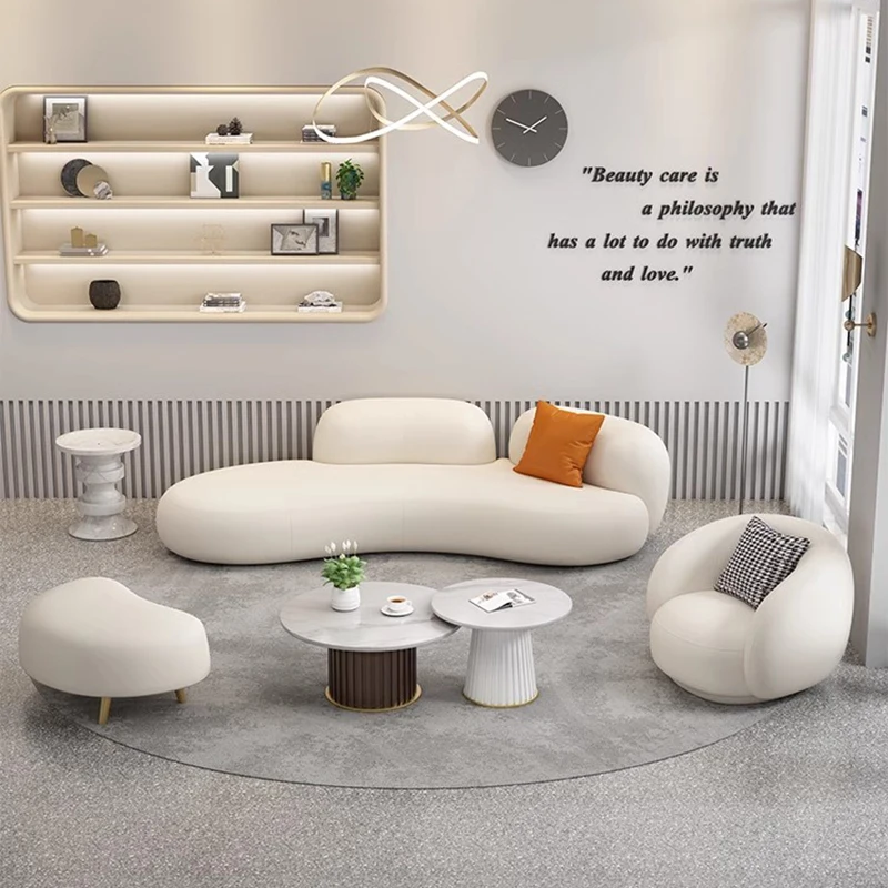 

Salon Office Sofa Couch Living Room Recliner Curved Kids Corner Sofa Lazy Modular Bed Sleeper Chaise A Bascule Nordic Furniture