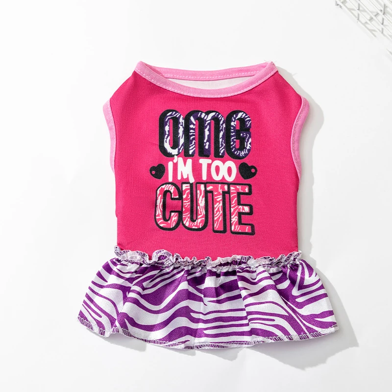 

Christmas Puppy Skirt Lace Design Dog Clothing Chihuahua Dog Dress Dog Clothes for Small Dogs Spring and Summer Mesh Dog Skirt