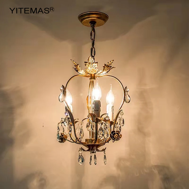 Люстра YITEMAS 9194 винтажное золото