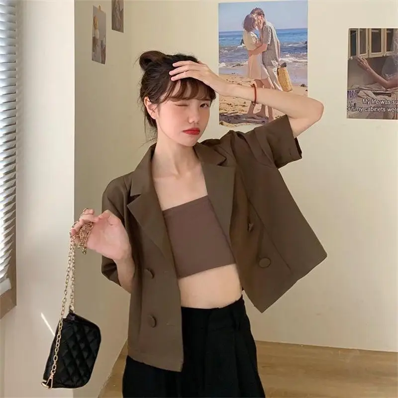 

Retro Lazy Casual Ins Loose Shirt Female Korean Harajuku Cute Women's Shirts Ulzzang Japanese Kawaii Ladies Clothes For Women