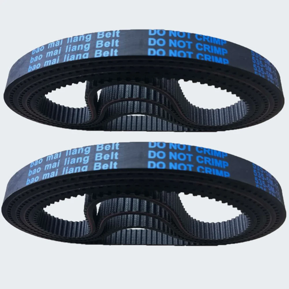 

For Electric Scooter Timing Belt Timing Belt 15mm 5mm 635-5M-15 Belt 635mm Black+Blue Electric Scooter Silicone
