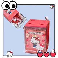 kawaii hello kitty sanrio storage box anime desktop jewelry medicine boxes multifunctional cartoon cute portable decor organizer