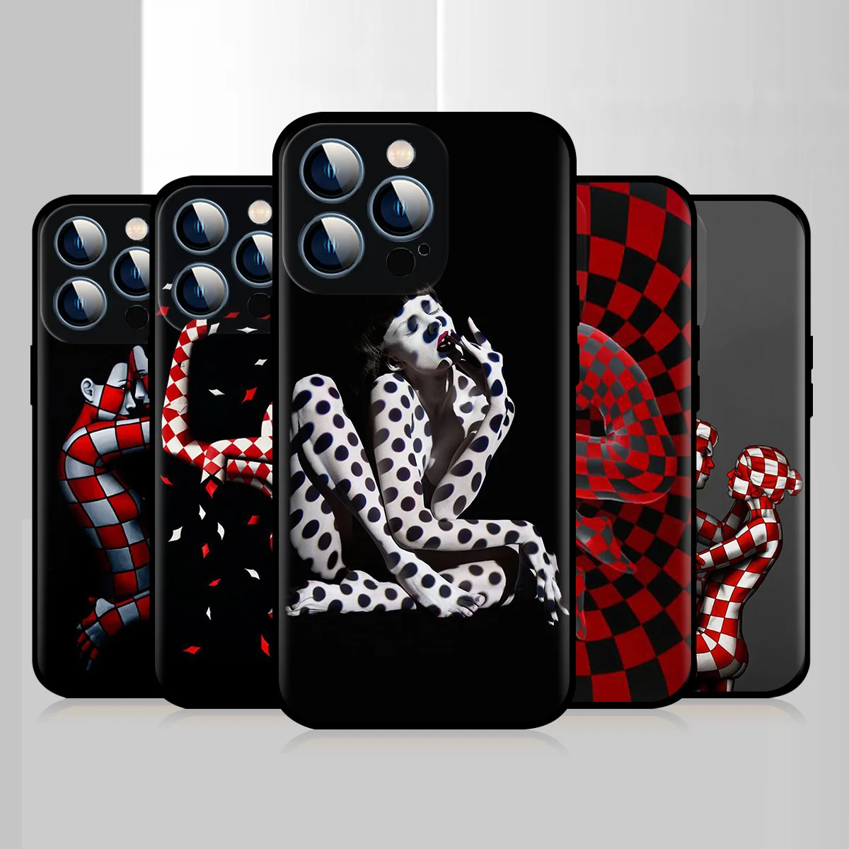 

Black Protection Phone Case For Apple iPhone 14 13 12 Mini 11 Pro Max X XS XR 7 8 Plus 6 6S SE 2022 Cover Block Visual Arts