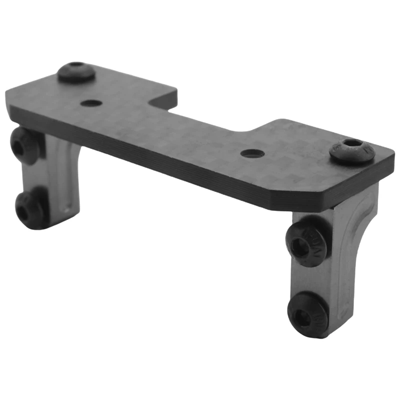 

6X Aluminum Servo Mount + Carbon Holder For 1:10 AXIAL SCX10 Rc Car Axle