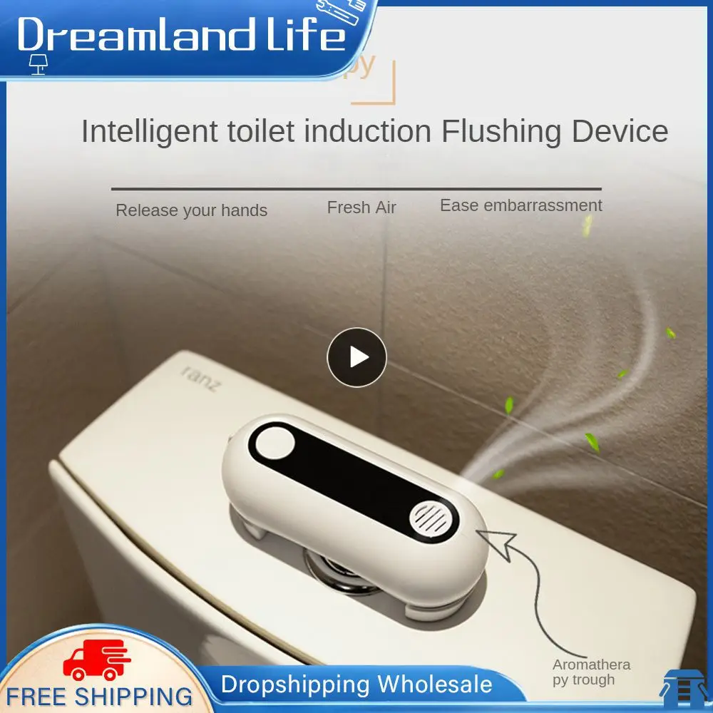 

Toilet Flush Sensor With Aromatherapy Easy Installation Automatic Flusher Toilet Sensor Flusher Bathroom Supplies Toilet Flusher