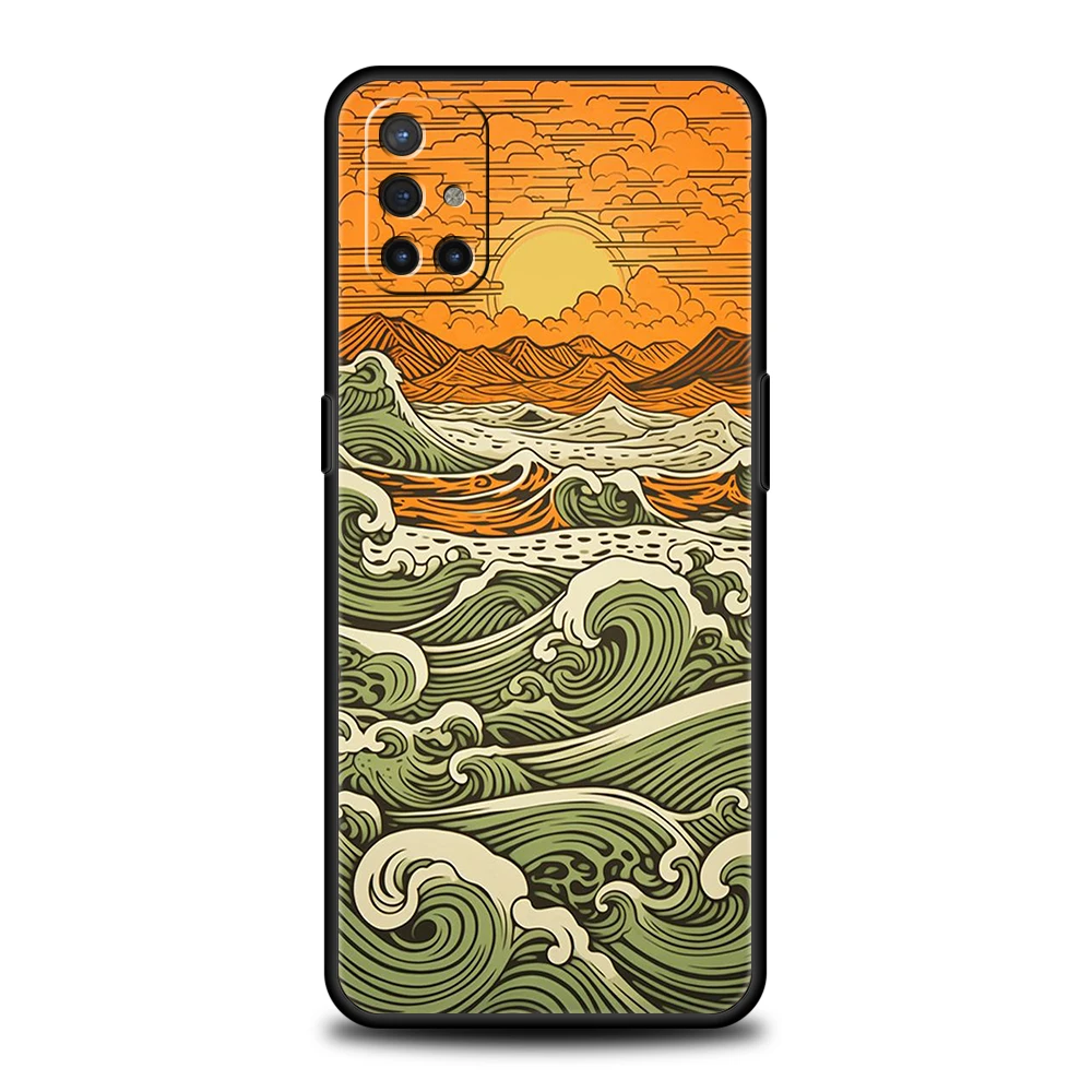 Чехол для телефона Sea Waves Oneplus 10T 11 R10 Nord N100 N200 N10 10 7 8 9 7T 8T 9R 9RT CE 2 Z Pro 5G Мягкий чехол из