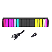 voice activated light voice activated pickup rhythm light creative colorful led ambient light with 10 modes car aromatherapy led