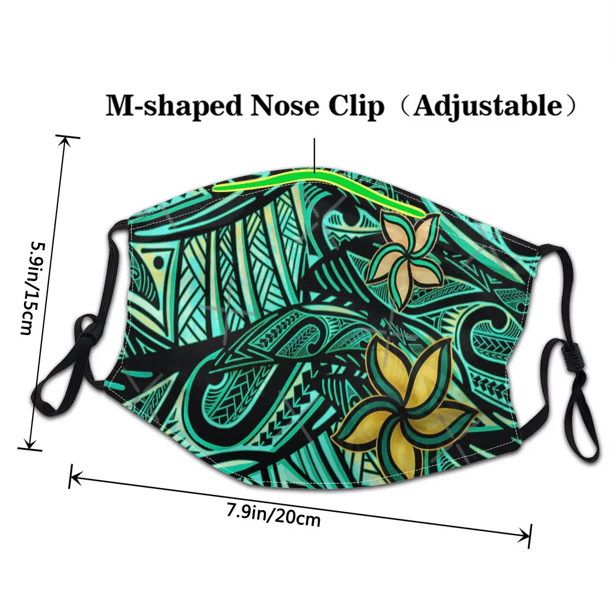 Модная фотомаска для женщин Самоанская полинезийская Гавайская чистая 1503