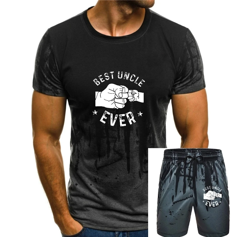 

Mens Funny Best Uncle Ever Fist-Bump Premium T-Shirt Tops Shirts Funky Casual Cotton Men Tshirts Street