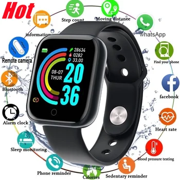Y68 Smart Watch Men Women Wristwatches D20 Smartwatch Electronic Clock Fitness Monitor Birthday Gift For Xiaomi Huawei Bracelet 1