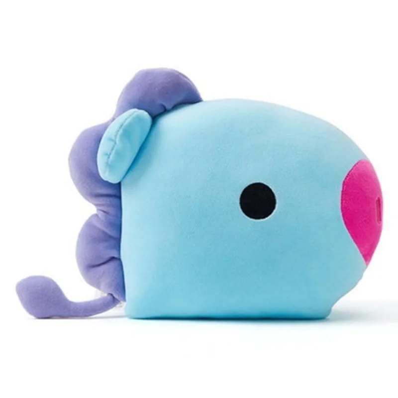 Фото Подушка в форме лица BT21: Милая, модная, мультяшная, персонализированная, креативная автомобильная подушка-подголовник, игрушка-кукла, подарок на день рождения для друзей №2