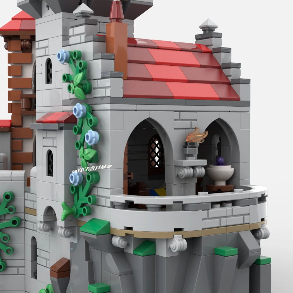 Новинка 1524 шт. строительные блоки MOC для европейской средневековой улицы с