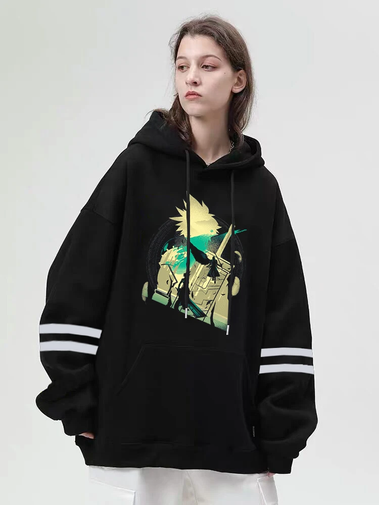 

Ex-Soldier of The VII Hoodie Sweatshirt Battle of Destiny Streetwear Fashion Tops for Women Punk Autumn Hoodie Anime Kids Hoodie