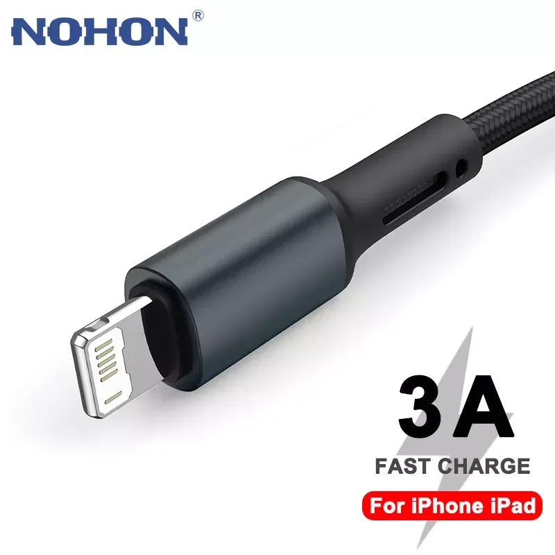 

11 12 13 Pro Max Xs X XR 6 6s 7 8 Plus SE iPad 3A Fast Charging Data Cord 3m Mobile Charger Long Wire