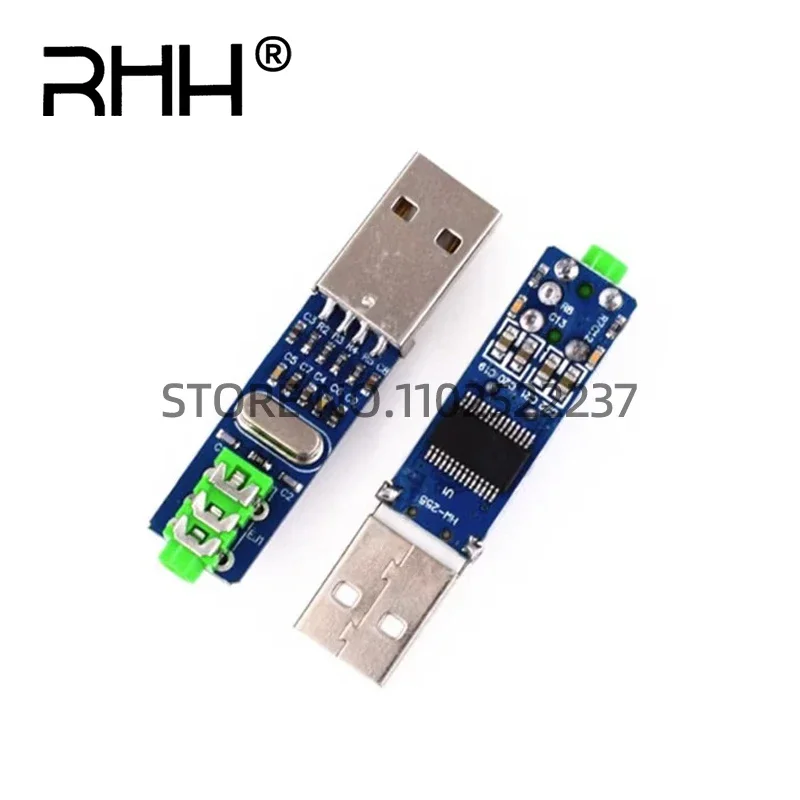 Мини USB ЦАП декодер PCM2704 Звуковая карта Аналоговый Плата декодера