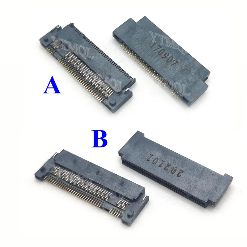1 шт. M.2 NGFF 67pin H = 1,5 мм 2,15 мм Шаг 0,5 мм M.2 разъем 67P M ключ NGFF интерфейсная розетка SSD разъем