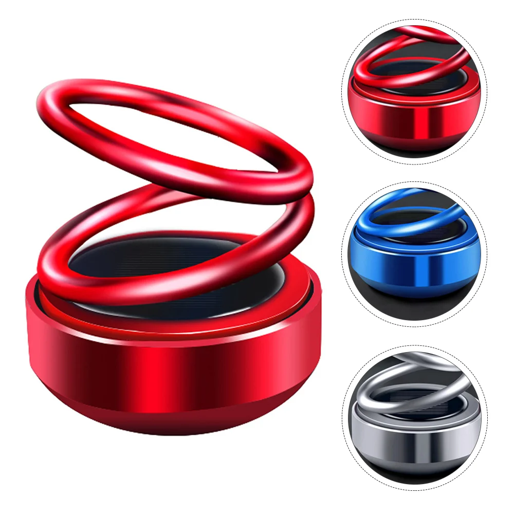 

Car Aromatherapy Solar Diffuser Air Freshener Decor Dashboard Energy Ornament Purifier Rotating Aroma Vehicle Perfume Mounted