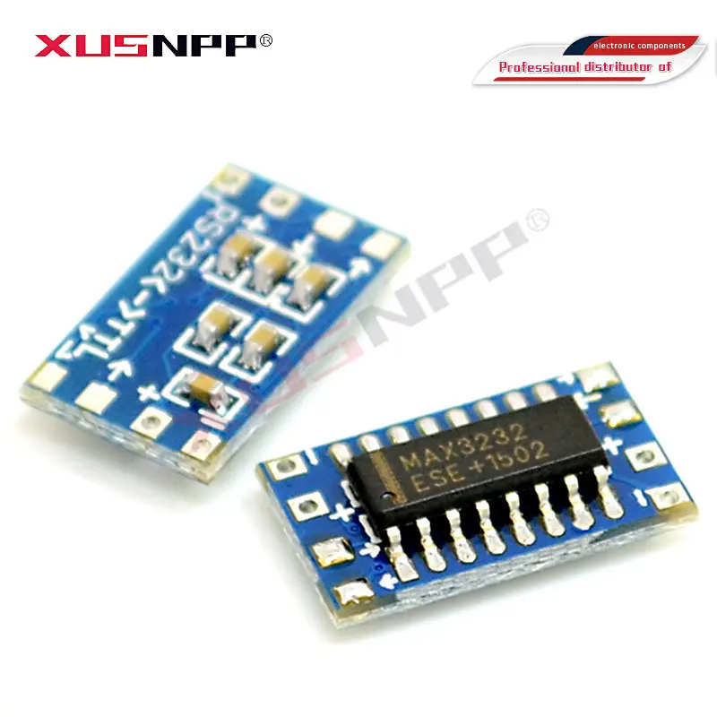 Модуль преобразователя Mini RS232 MAX3232, плата уровня в TTL, 115200bps, 10 шт.