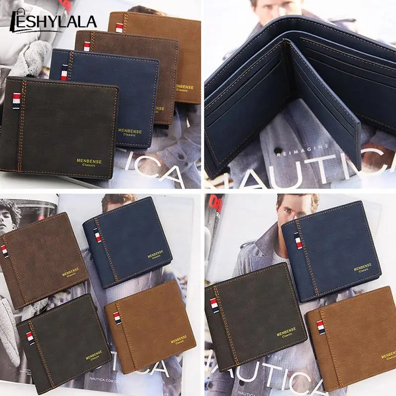 

Fashion Wallets For Men Small Money Purses Wallets New Design Dollar Price Top Men Thin Wallet With Coin Bag Wallet