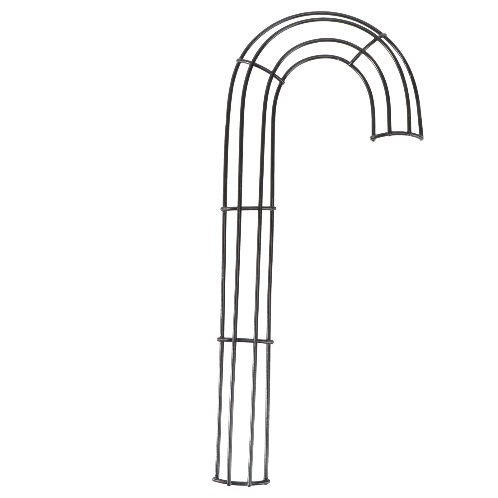 J Shaped Garland Hoop Party Decoration Iron Flower Frame J-Shaped Wreath Greenery Decorative Bike Adorn