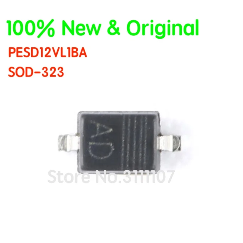 

20PCS/LOT PESD3V3L1BA PESD5V0L1BA PESD15VL1BA PESD12VL1BA PESD24VL1BA SOD-323 ESD Anti-static Diode Protection New&Original