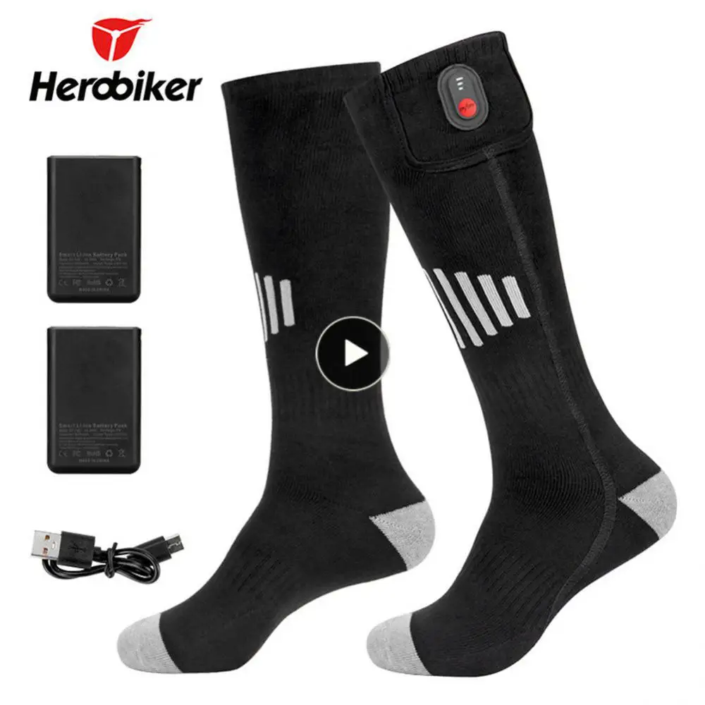 

The Maximum Temperature Can Reach 55 Degrees Celsius Electric Ski Socks Heat Insulation It Can Work For Up To 10 Hours A