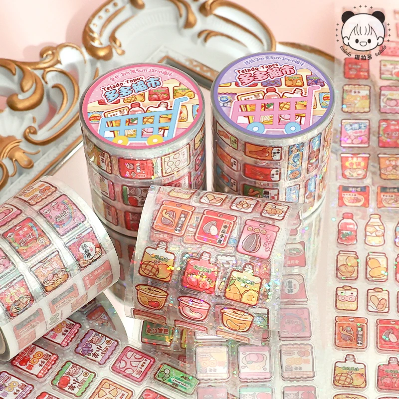 

Duoduo Supermarket Series прозрачная упаковочная лента