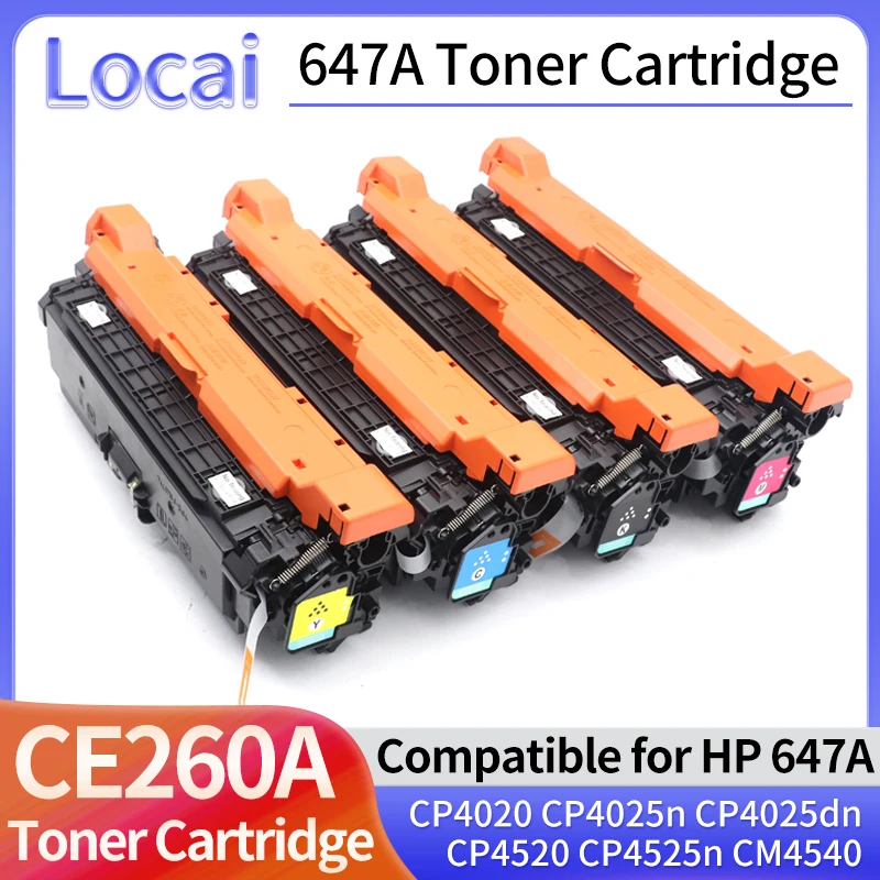647A совместимый с CE260A CE261A цветной картридж Laserjet CP4020 CP4025n CP4025dn CP4520 CP4525n CP4525dn CP4525xh CM4540