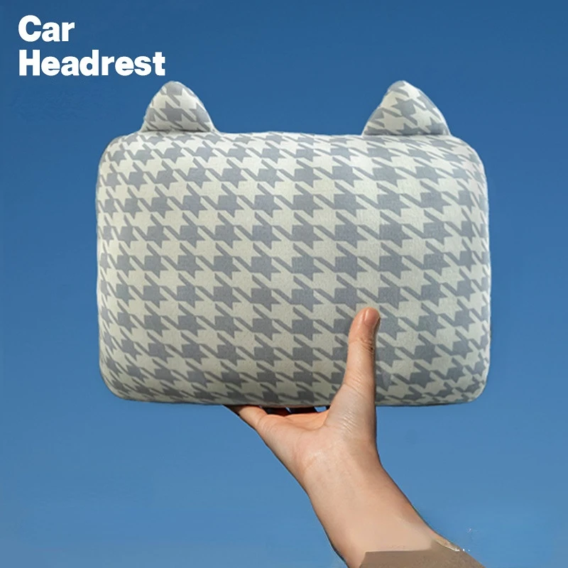 

Автомобильная подушка для шеи, 1 шт., подушка для подголовника автомобиля, поддержка сиденья, аксессуары, универсальная безопасная подушка для спинки, аксессуары для автомобильного интерьера