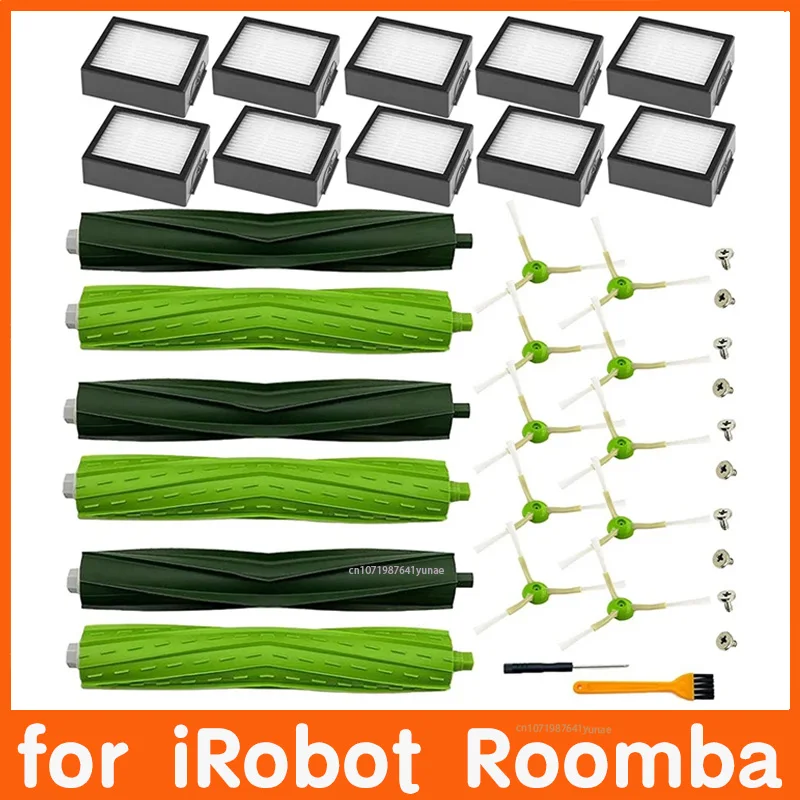 Боковая щетка Hepa фильтр для iRobot Roomba E &amp J I серия I7 + I6 I8 I3 E7 пылесос сменные детали