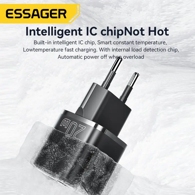

PD20w Fast Charging Mobile Phone Fast Charging Head PD Fast Charging Head UsbA+C Pd20w Charger For Apple Huawei Phone