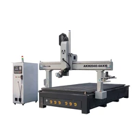 cnc router atc rotate 180%c2%b0 swing head 2040 613ft 4 axis woodworking furniture industrial machine