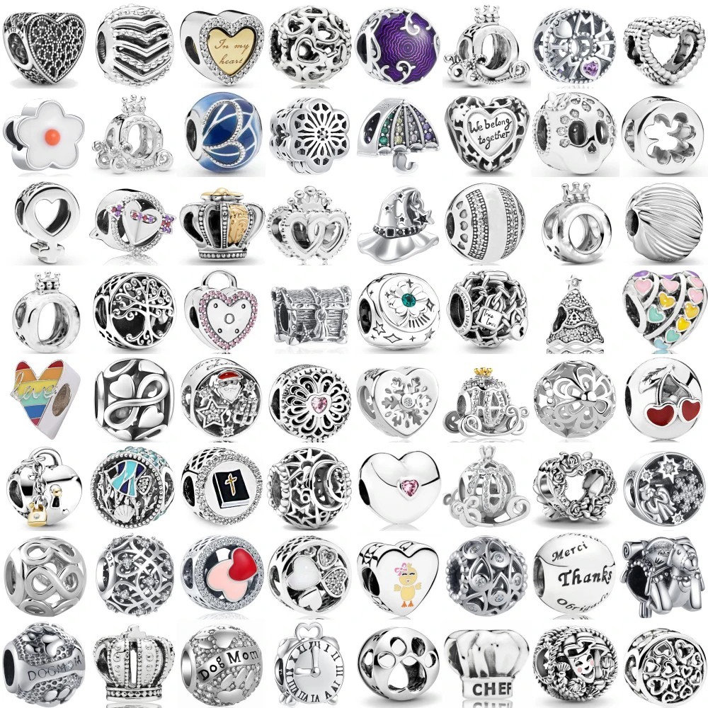 Новинка, бусины-шармы для браслета Pandora в виде собаки, ангела ...