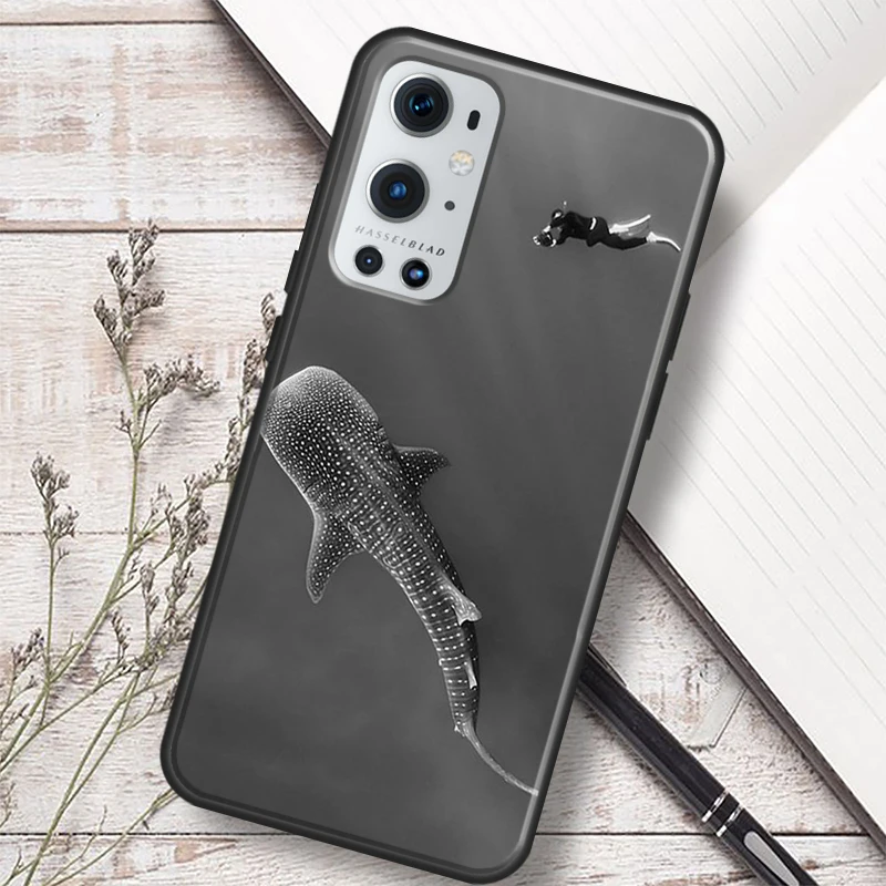 whale sharks fish phone case for realme 8 pro gt neo2 gt master c21 8i cover for oneplus 9r 8t nord2 9 pro free global shipping