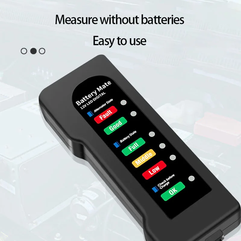 

Brand New 12V Car Battery Tester Electric Car Battery Capacity Tester Good Bad Discharge Meter 24V Universal Battery Tester